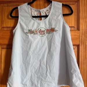 Disney EPCOT International Flower & Garden Festival "Grow Green" tank top Small